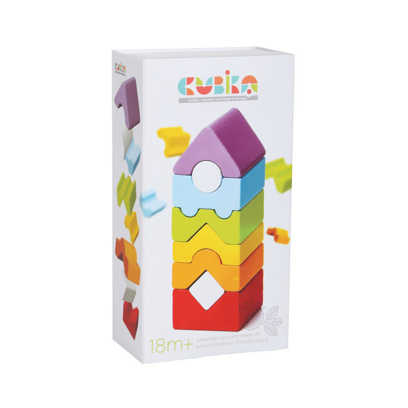 Drvene Igracke Cubika Kula 8 el CU15009